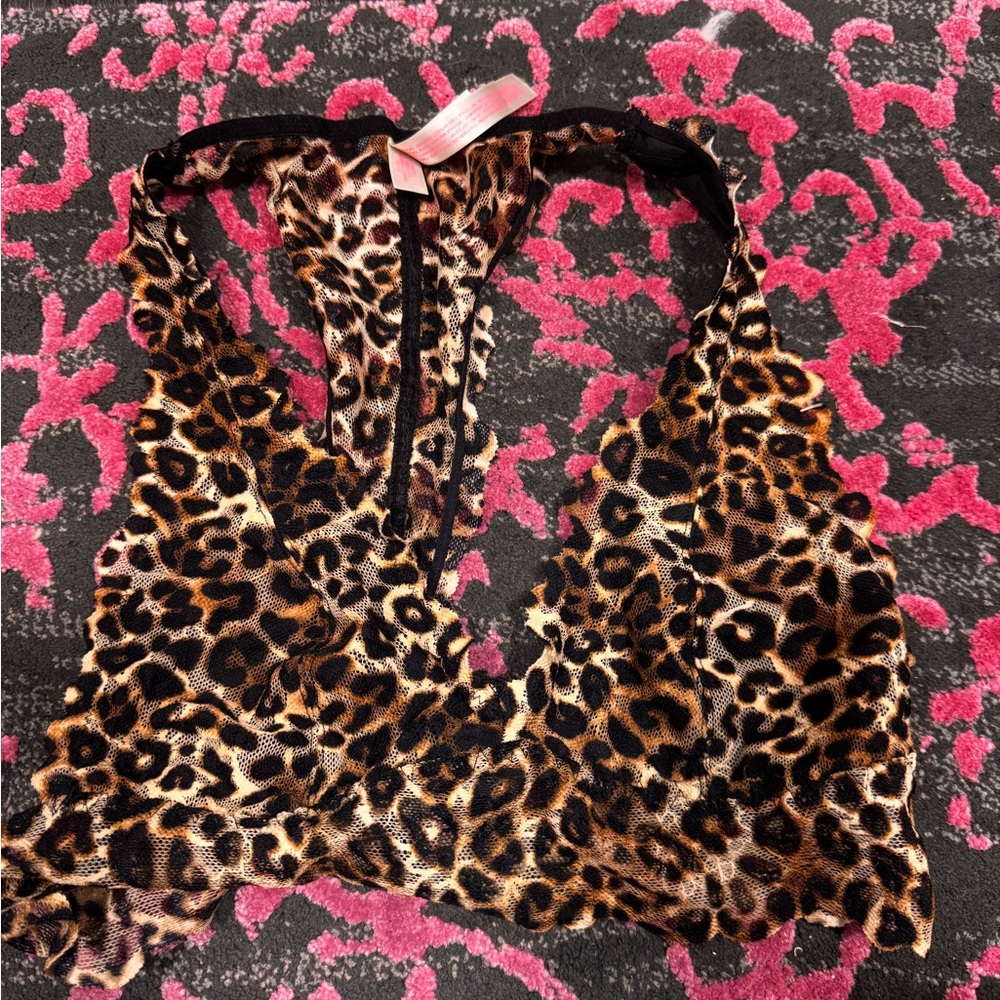 *Never Worn* Leopard Print Women's Bralet